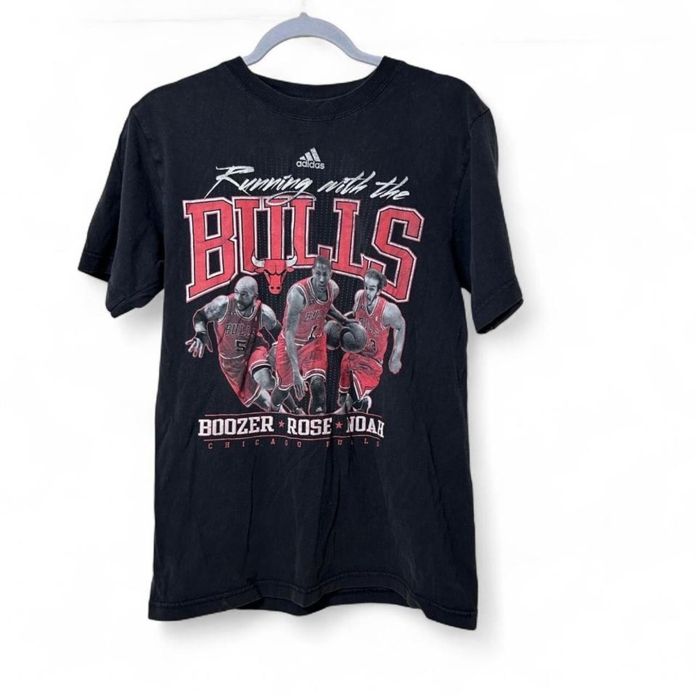 Adidas black‎ Chicago Bulls tee Size M #NBA #basketball Vintage adidas Chicago